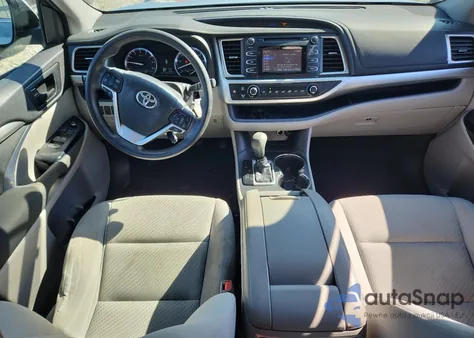 2015 Toyota Highlander Le из США, поврежденный, VIN 5TDZARFH9FS014040